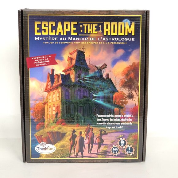 New Sealed ThinkFun Escape The Room Stargazer's Manor-French Version - Picture 3 of 10